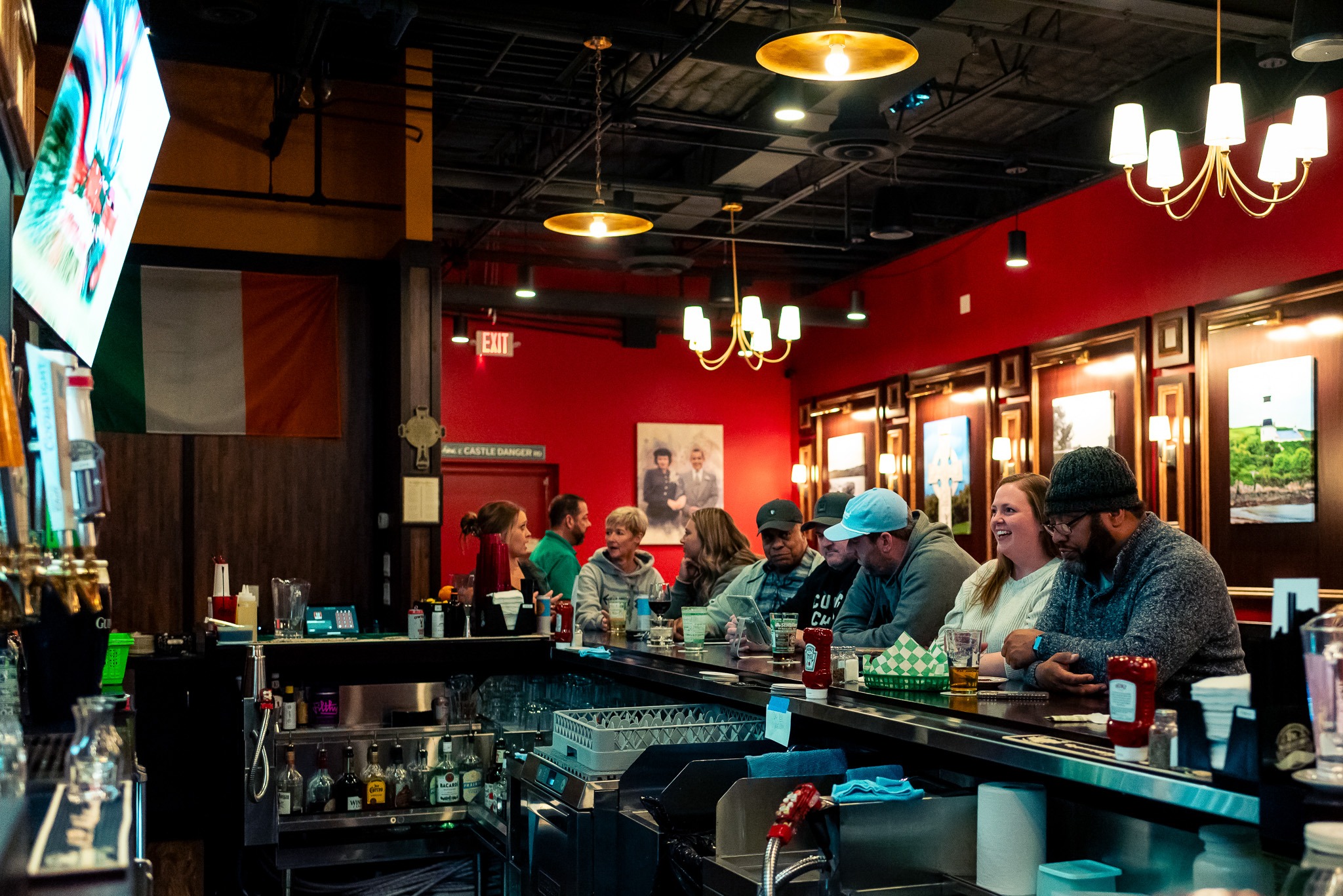 Our patrons enjoying the bar!